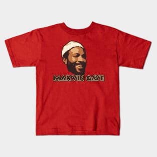 Marvin Gaye Vintage FanArt Kids T-Shirt
